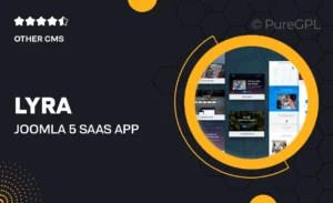 Lyra – Joomla 5 SaaS App Landing Page Template