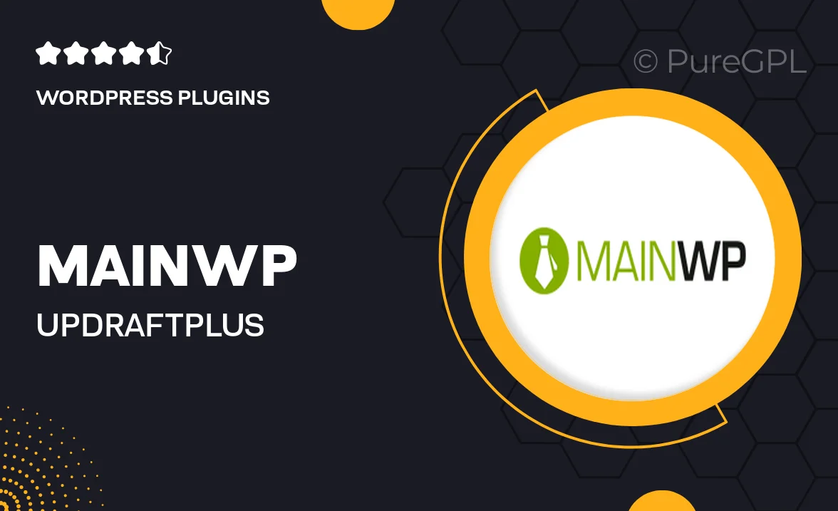 Mainwp | UpdraftPlus