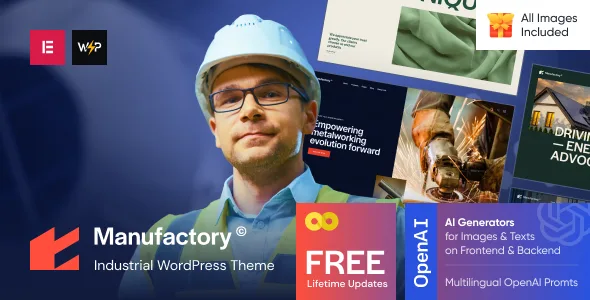 manufactory industrial wordpress theme 1