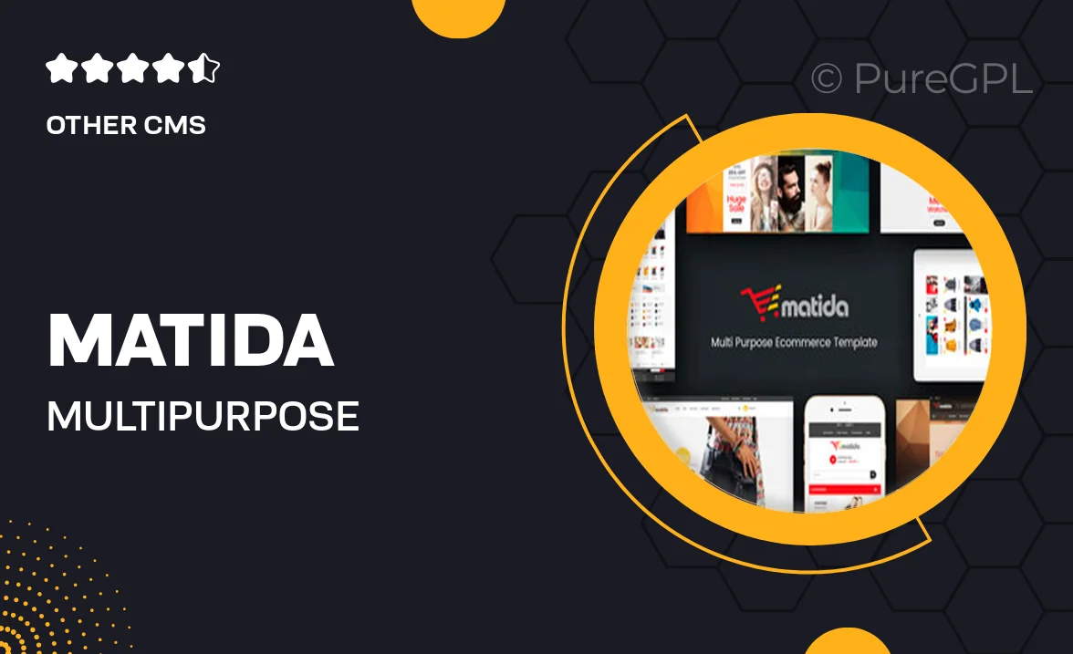 Matida – Multipurpose Responsive OpenCart Theme