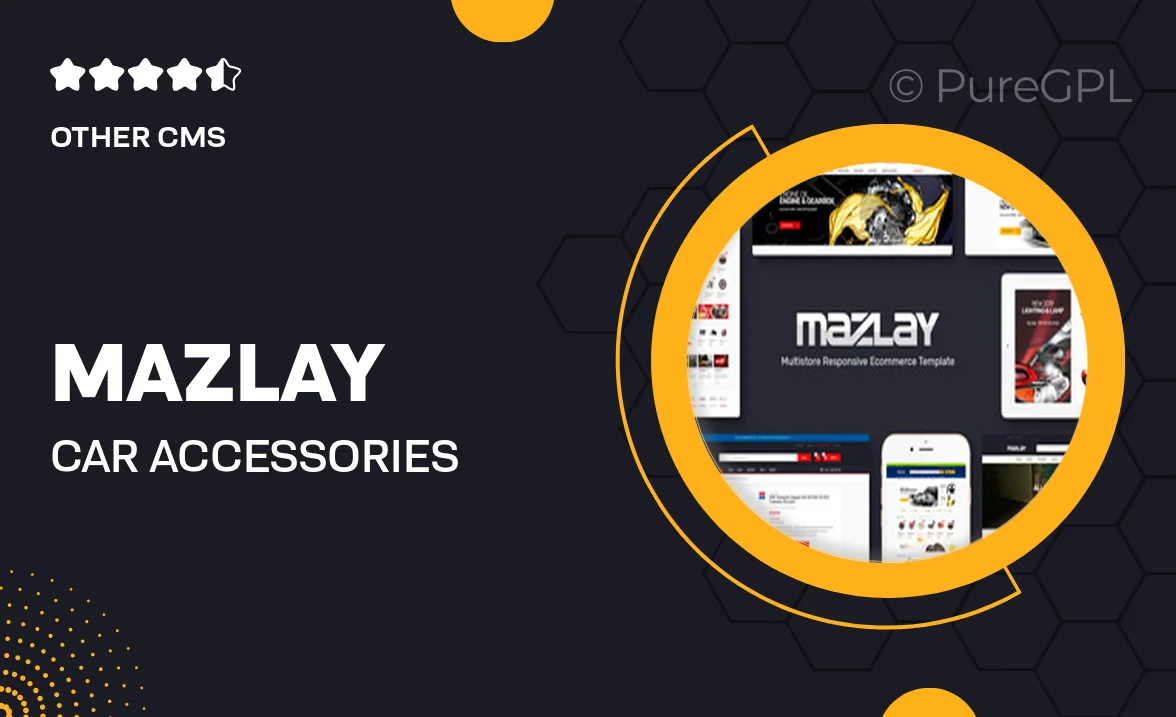 Mazlay – Car Accessories OpenCart Theme