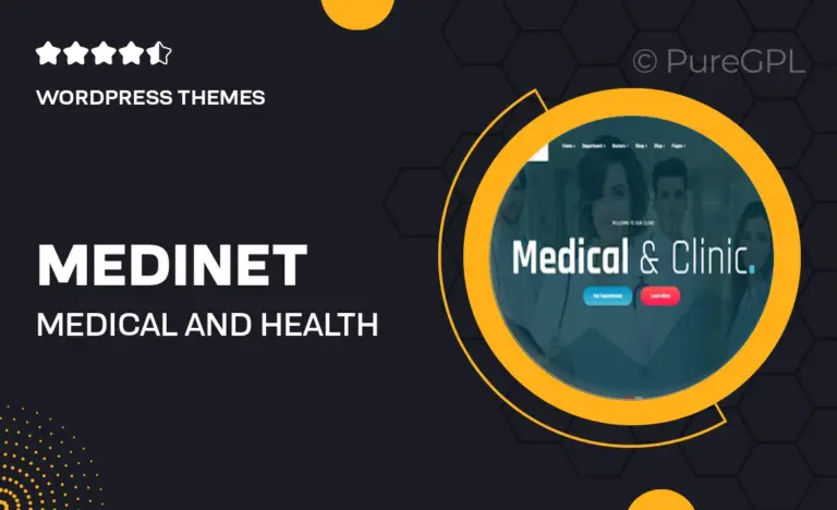 medinet medical and health wordpress theme rtl