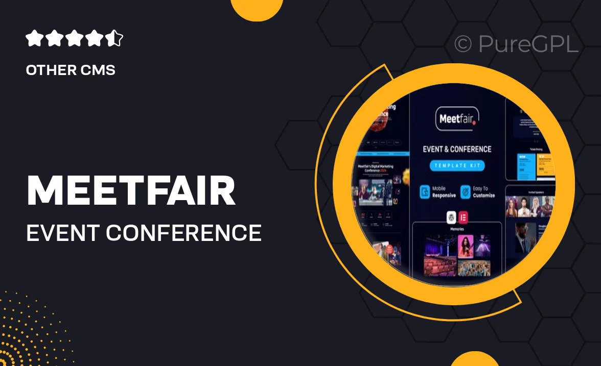 Meetfair – Event & Conference Elementor Template Kit