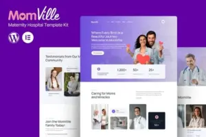 MomVille – Maternity Hospital Elementor Template Kit