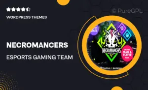 Necromancers – eSports & Gaming Team WordPress Theme