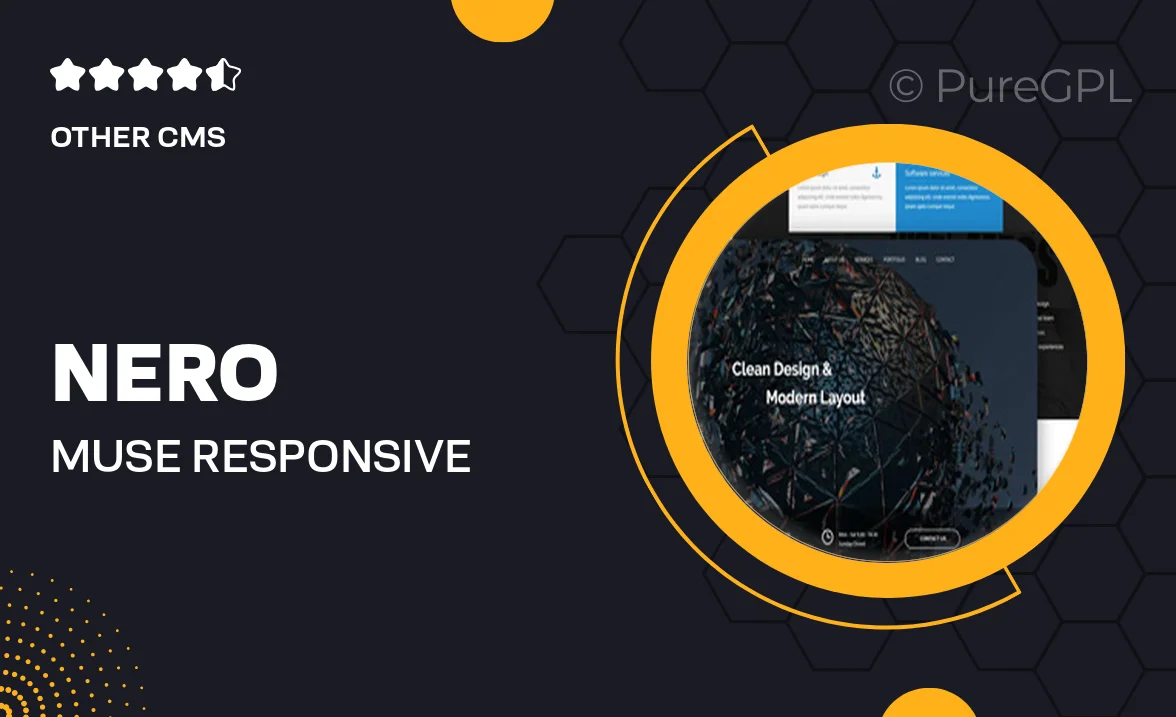 Nero – Muse Responsive Portfolio and Multipurpose