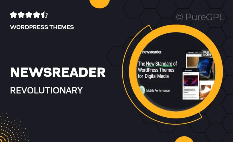 newsreader revolutionary wordpress theme for digital media