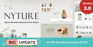 Nyture – Elementor WooCommerce Theme