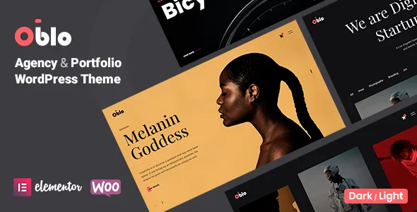 oblo creative portfolio agency wordpress theme 1