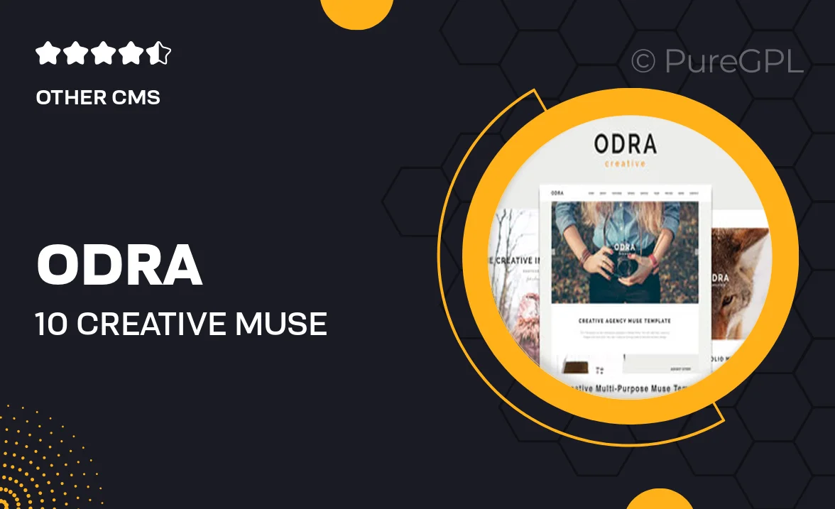 ODRA – 10 Creative Muse Templates Multi-Purpose