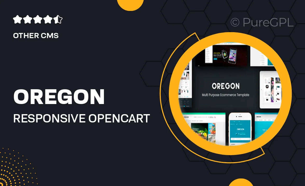 Oregon – Responsive OpenCart Theme