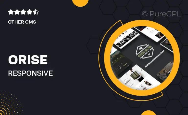 orise responsive prestashop theme