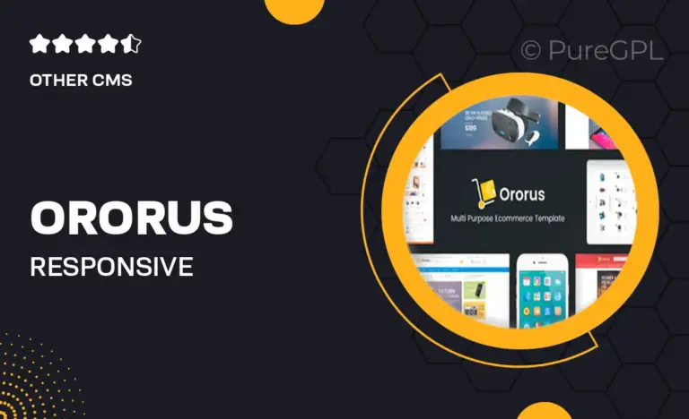 ororus responsive prestashop theme