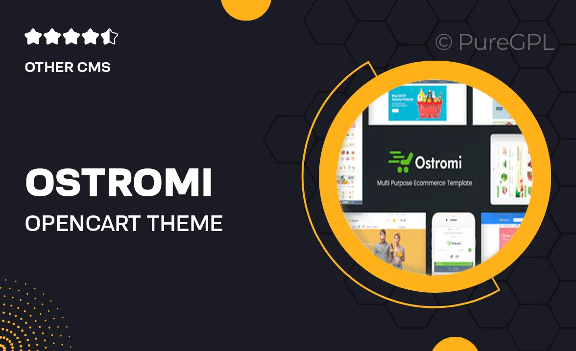 Ostromi – OpenCart Theme