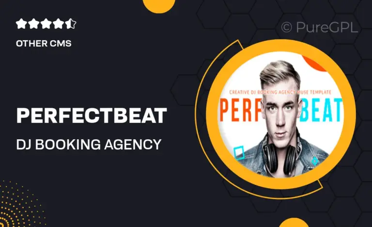 perfectbeat dj booking agency muse template