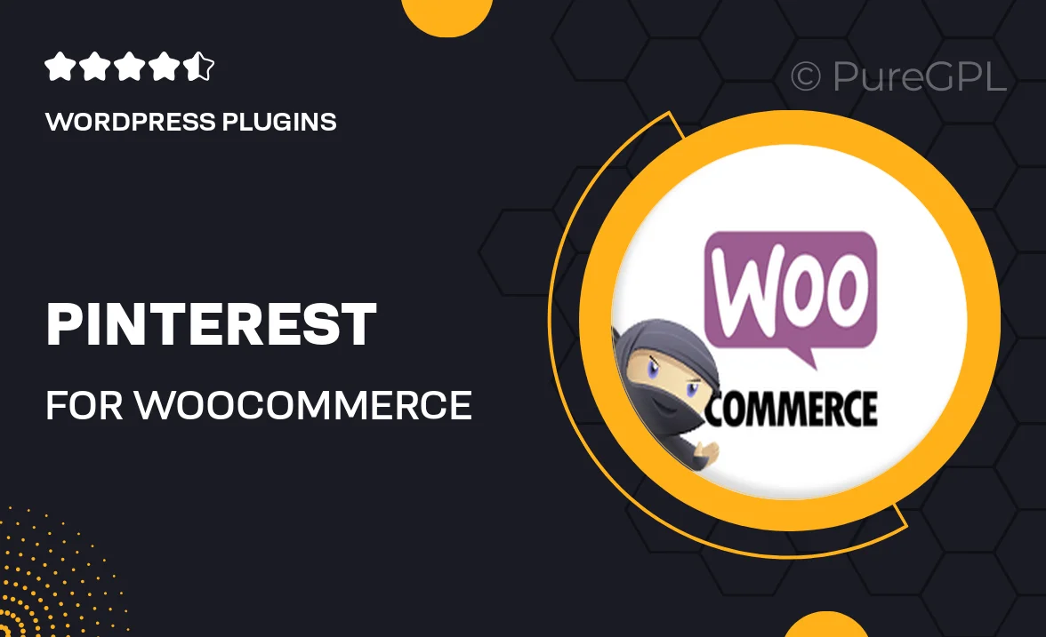 Pinterest for WooCommerce