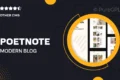 PoetNote – Modern Blog Elementor Pro Template Kit