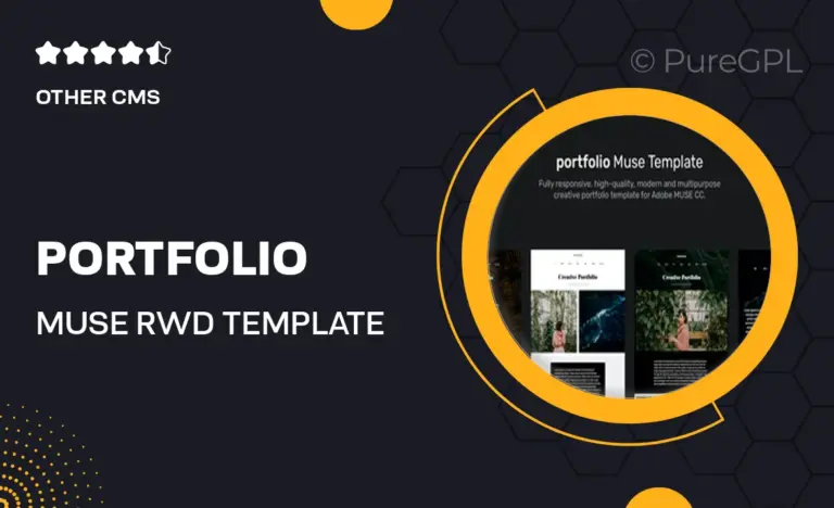portfolio muse rwd template gallery widget