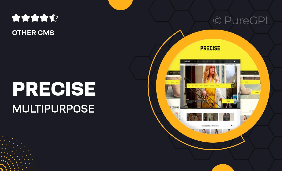 Precise – Multipurpose Responsive Magento Theme