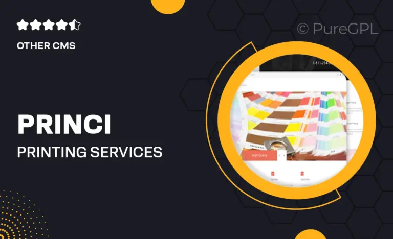 princi printing services muse template