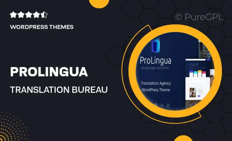 prolingua translation bureau interpreting services wordpress theme
