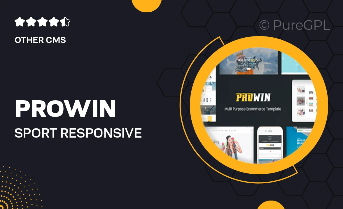 Prowin – Sport Responsive Prestashop Theme