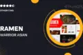 Ramen Warrior – Asian Restaurant Muse Template YR