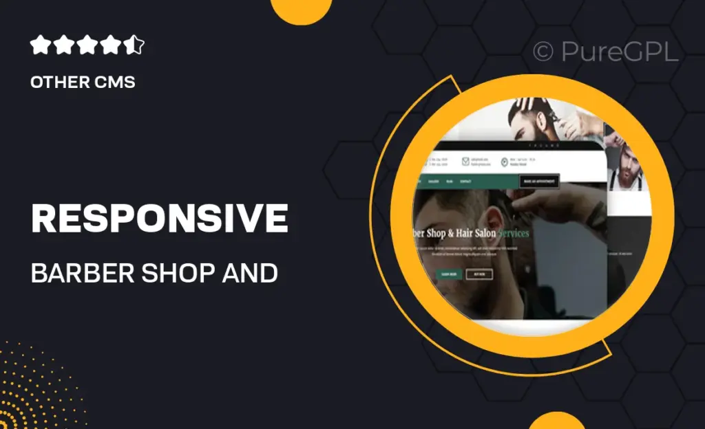 Responsive Barber Shop and Hair Salon Muse Template 21 Responsive Barber Shop and Hair Salon Muse Template