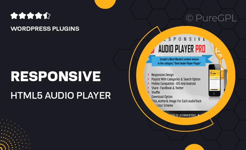 Responsive HTML5 Audio Player PRO WordPress Plugin 25 Responsive HTML5 Audio Player PRO WordPress Plugin