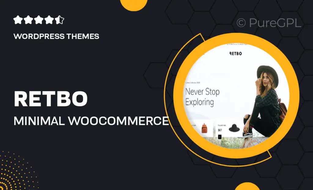 Retbo – Minimal WooCommerce WordPress Theme 7 Retbo – Minimal WooCommerce WordPress Theme