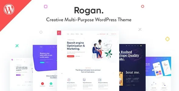 rogan creative multipurpose wordpress theme for agency saas portfolio 1