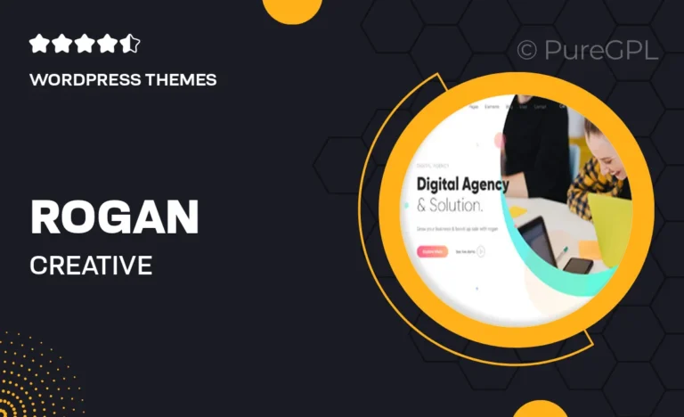 rogan creative multipurpose wordpress theme for agency saas portfolio