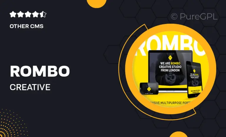 rombo creative multipurpose muse portfolio template