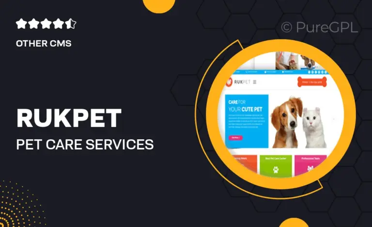 rukpet pet care services muse template