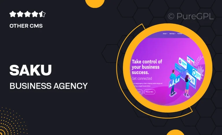 saku business agency elementor template kit