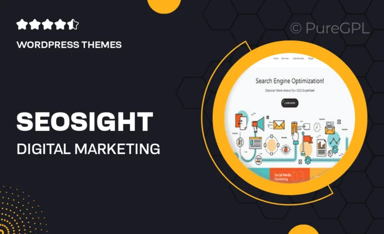 seosight digital marketing agency wordpress theme
