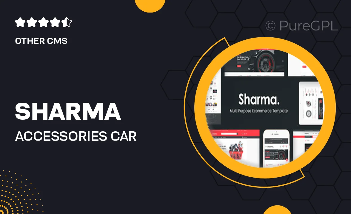 Sharma – Accessories Car OpenCart Theme