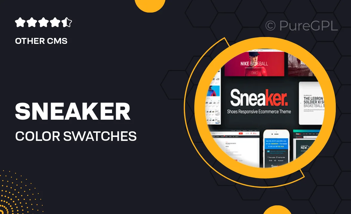 Sneaker – Color Swatches OpenCart Theme