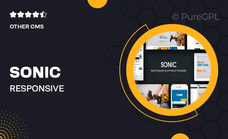 sonic responsive prestashop theme