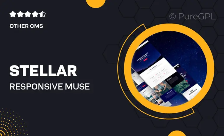 stellar responsive muse template