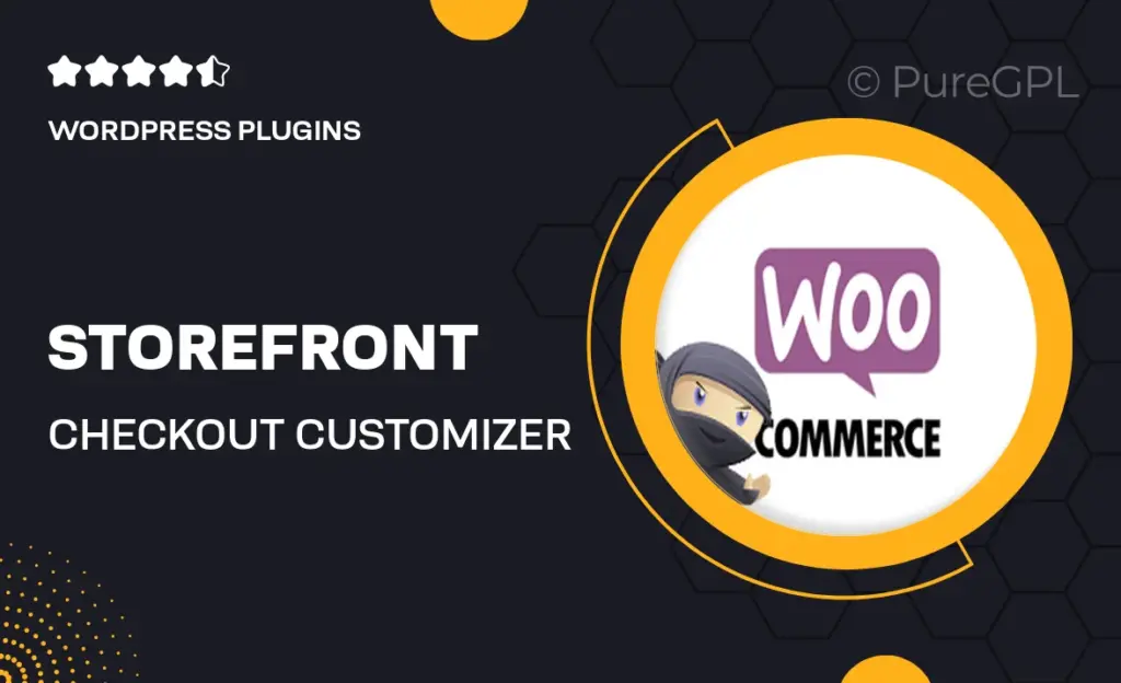 Storefront Checkout Customizer 30 Storefront Checkout Customizer