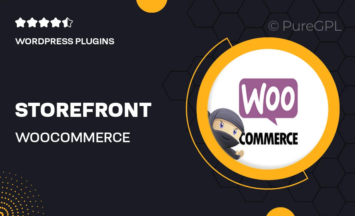 Storefront WooCommerce Customiser