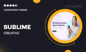Sublime | Creative Multipurpose WordPress Theme