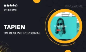 Tapien – CV Resume Personal and Portfolio Muse Template