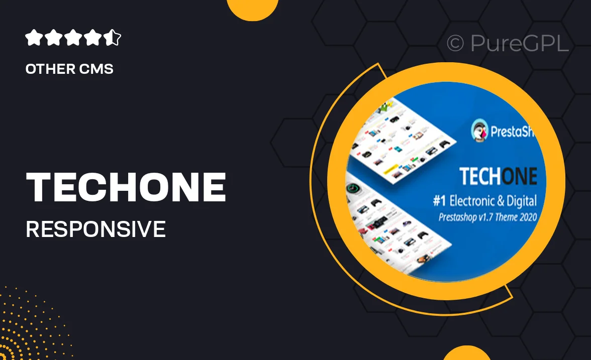 Techone – Responsive Prestashop 1.7 Theme