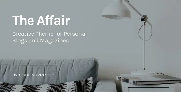 the affair creative theme for personal blogs and magazines 1