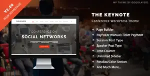 The Keynote – Conference / Event WordPress