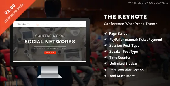 the keynote conference event wordpress 1