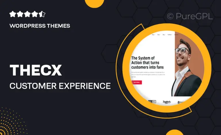 thecx customer experience wordpress theme
