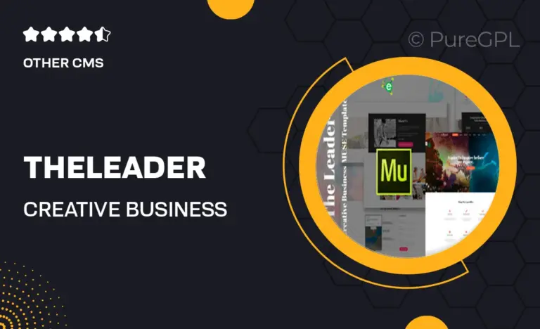 theleader creative business muse template